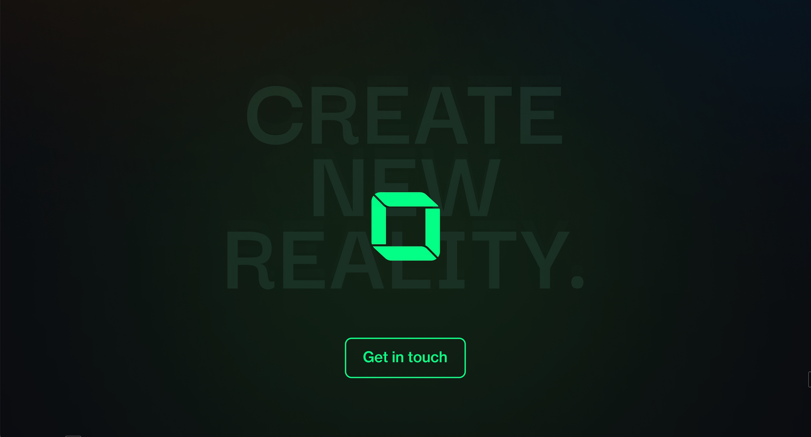 Create new reality — closing call to action